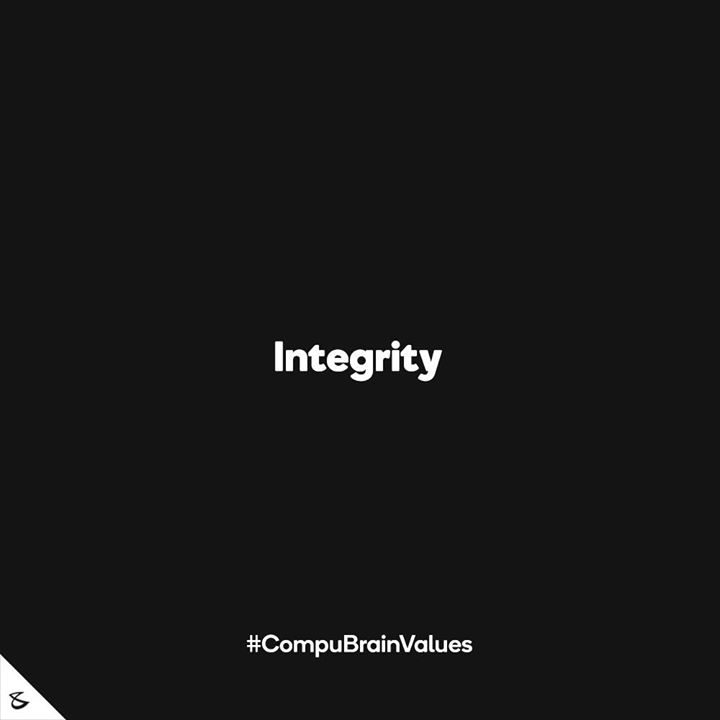 :: Integrity ::

#Business #Technology #Innovations #CompuBrain #CompuBrainValues