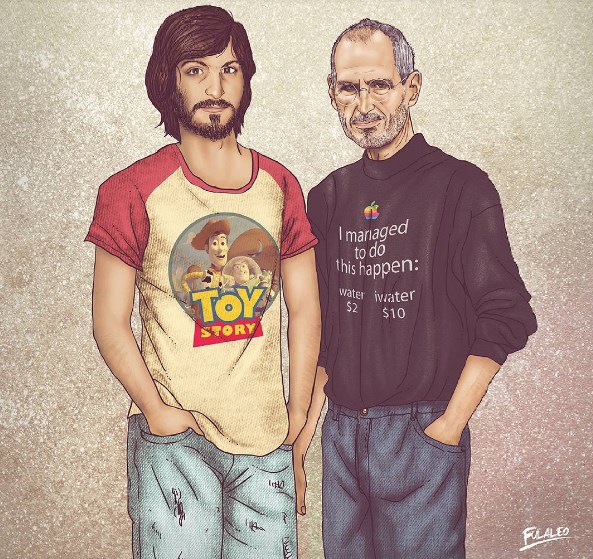 If you're an ardent lover of illustrations, Here's something quite involving
A set of illustrations featuring legendary celebrities standing next to their younger selves and it’s awesome

#MeandMyOtherMe #SocialMedia #InterestingStuff #Illustrations