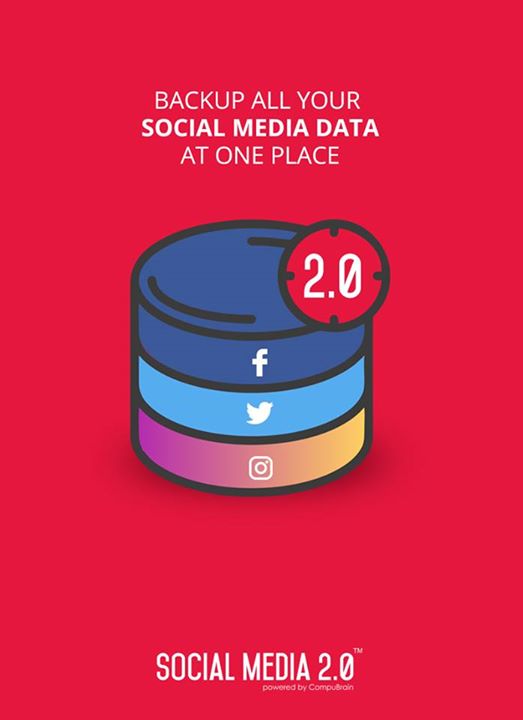 Back-up all your #SocialMediaData at one place! 

#SocialMedia2p0 #DigitalConsolidation #CompuBrain #sm2p0 #contentstrategy #SocialMediaStrategy #DigitalStrategy