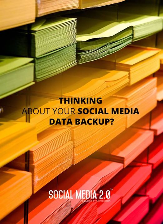 Thinking about your #SocialMedia back-up? Think about Social Media 2.0!

#SocialMedia #SocialMedia2p0 #DigitalConsolidation #CompuBrain #sm2p0 #contentstrategy #SocialMediaStrategy #DigitalStrategy