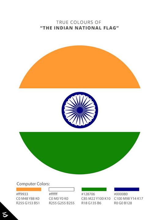 Attention Graphic Designers and Social Media Managers!
Republic Day is around and we are sure your clients' Republic Day Creative is already on your list. Here's a ready reckoner for the exact colours and size proportions that you should follow for the Indian National Flag. 
Lets make it uniform across the Internet and preserve the pride of our National Flag.

#IndianNationalFlag #India #RepublicDay #26thJanuary #IndianRepublicDay #RepublicDay2017 #IndianFlagManual

The standard sizes of the National Flag as per the Flag Code of India shall be as follows:
Dimensions in mm
6300x4200 | 3600x2400 | 2700x1800
1800x1200 | 1350x900 | 900x600
450x300 | 225x150 | 150x100
You may hence choose your proportions appropriately.

A sincere initiative by #CompuBrain 
More Details on www.compubrain.com/IndianFlagManual