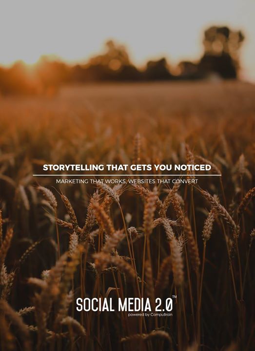 Storytelling that gets you noticed

#SearchEngineOptimization #SocialMedia2p0 #sm2p0 #contentstrategy #SocialMediaStrategy #DigitalStrategy #DigitalCampaigns