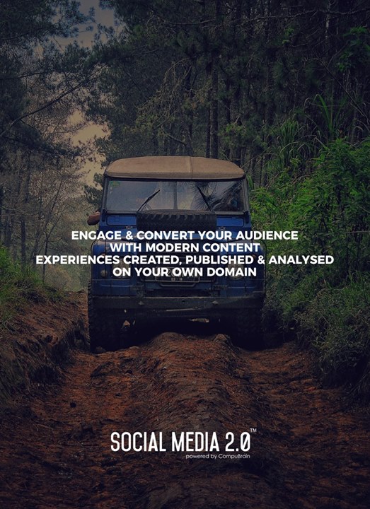 Engage & convert your audience with modern content experiences created, published & analysed on your own domain

#SearchEngineOptimization #SocialMedia2p0 #sm2p0 #contentstrategy #SocialMediaStrategy #DigitalStrategy #DigitalCampaigns