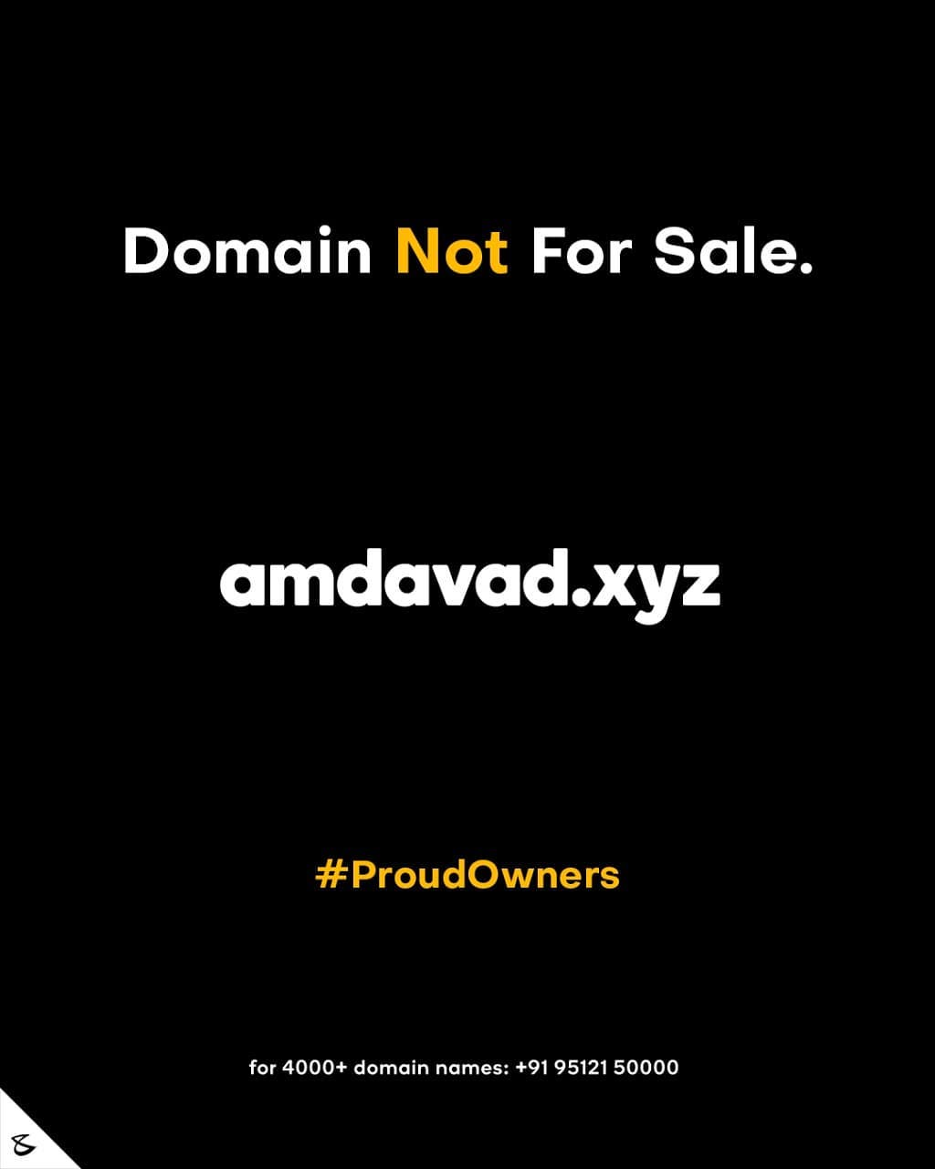 It's all in the Doname sorry Domain! 

#Amdavadi #Institutionalization #CompuBrain #Business #Technology #Innovations